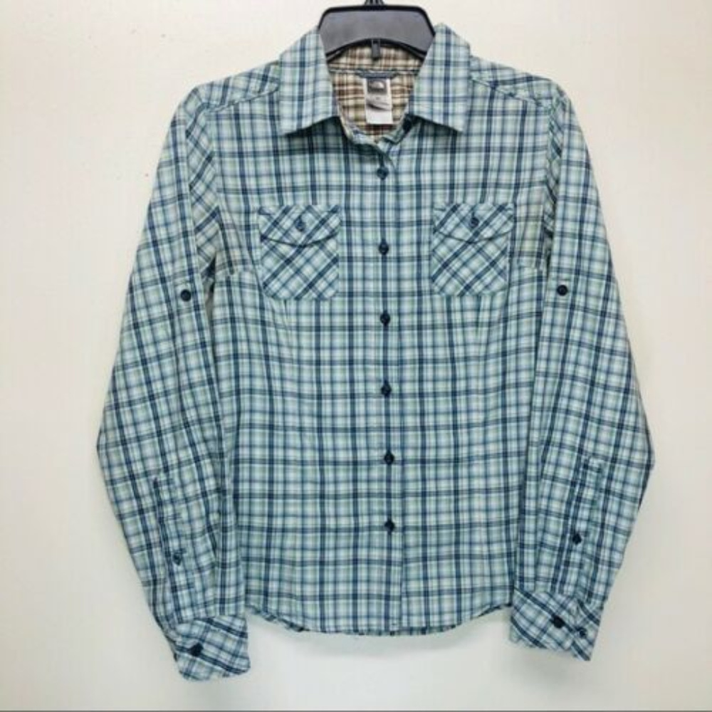 The North Face Plaid Embroidered